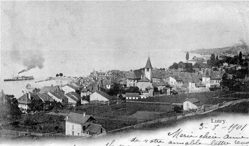 Lutry et le lac Lman